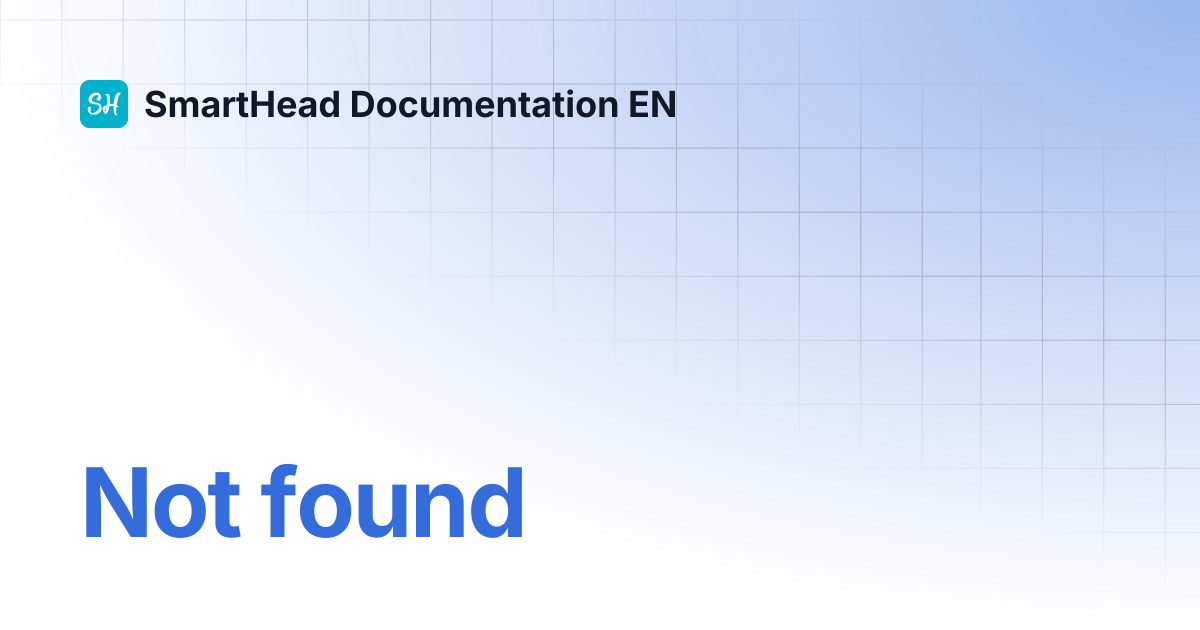 Company Profile | SmartHead Documentation EN